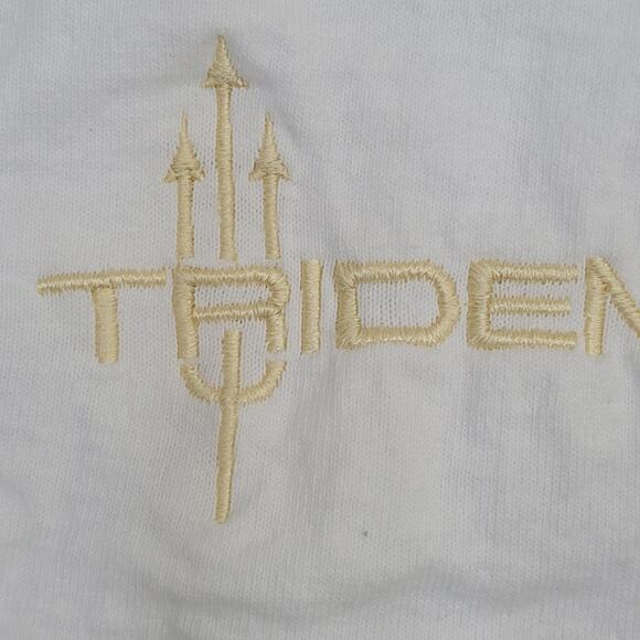 Vintage 90s Badger Sport Trident Button Shirt M 20x26 USA - Picture 8 of 12